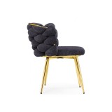 Rendi gray / gold Стул на металлокаркасе фото