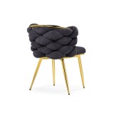 Rendi gray / gold Стул на металлокаркасе от производителя