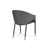 Molton gray / black/ gold Стул на металлокаркасе от производителя