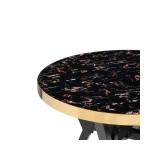 Selina 80х72 black / gold Стол деревянный от производителя
