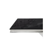 Levon 200x100x75 black Стол стеклянный распродажа