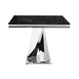 Levon 200x100x75 black Стол стеклянный купить