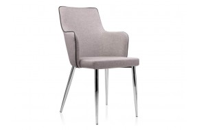 Стул Benza beige fabric на металлокаркасе