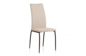 Стул Tod beige / black на металлокаркасе