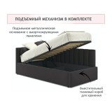 Мягкая кровать Milena 900 шоколад с подъемным механизмом и матра от производителя