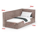 Кровать Bever (120х200) Правое распродажа