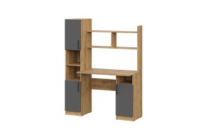 Стол компьютерный СТК 13, Дуб Золотой, Графит