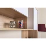 Комфорт Стол компьютерный 12.95 дуб сонома/белый распродажа