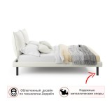 Мягкая кровать Fly 1400 беж с ортопедическим основанием распродажа