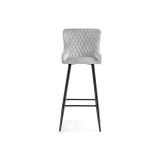 Mint light gray / black Барный стул недорого