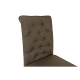 Amelia dark walnut / fabric brown Стул деревянный распродажа