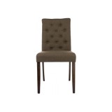 Amelia dark walnut / fabric brown Стул деревянный фото