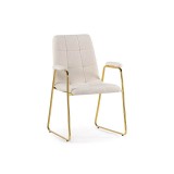 Lana white / gold Стул недорого