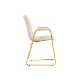Lana white / gold Стул фото
