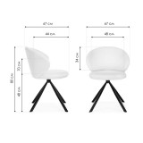 Solomon крутящийся white / black Стул распродажа