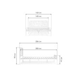 Кубо 160х200 черный Кровать купить