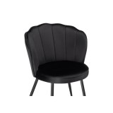 Coral black Стул на металлокаркасе от производителя