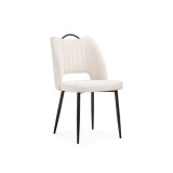 Barton beige / black Стул на металлокаркасе недорого
