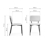 Reparo dark gray / black Стул распродажа