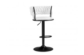 Lotus white / black Барный стул