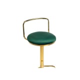 Lusia green / gold Барный стул фото