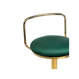 Lusia green / gold Барный стул купить