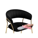 Kamelia 1 black / gold Стул на металлокаркасе от производителя