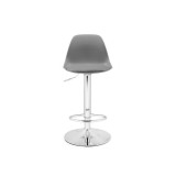 Soft gray / chrome Барный стул распродажа