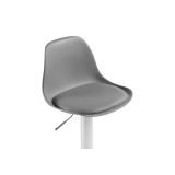 Soft gray / chrome Барный стул недорого