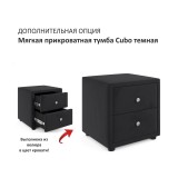 Мягкая кровать Elda 900 темная с ортопедическим основанием распродажа