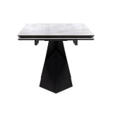 Хасселвуд 160(220)х90х77 carla larkin / черный Керамический стол распродажа