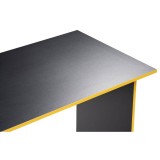 Эрмтрауд черный / желтый Компьютерный стол распродажа