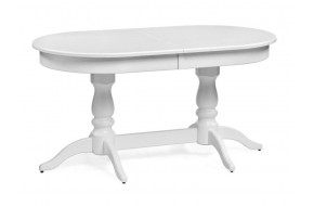 Обеденный стол Красидиано 150(200)х84х76 белый деревянный