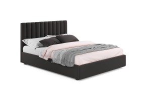 Кровать Мягкая Olivia 1800 шоколад с ортопедичеким основанием