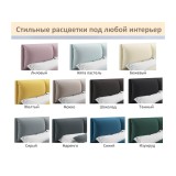 Мягкая кровать Vita 1600 темная с ортопедическим основанием от производителя