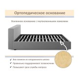 Мягкая кровать Skandi 1600 изумруд с подъемным механизмом фото