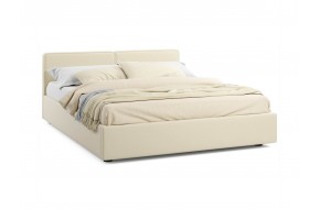 Кровать Мягкая Erika 1600 бежевая с подъемным механизмом