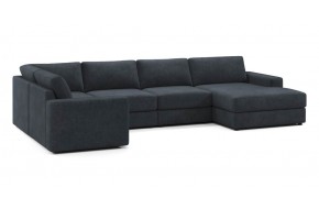 Угловой диван Оксфорд 24 XL с оттоманкой