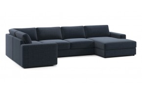 Угловой диван Оксфорд 24 XL с оттоманкой