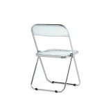 Fold складной clear gray-blue Пластиковый стул недорого