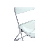 Fold складной clear gray-blue Пластиковый стул купить