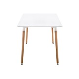 Table 120х80х73 white / wood распродажа