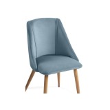 Morgan  light blue / wood фото