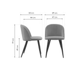 Gabi 1 gray / black недорого