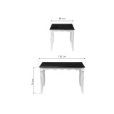 Provance 120х80х74 white / oak распродажа