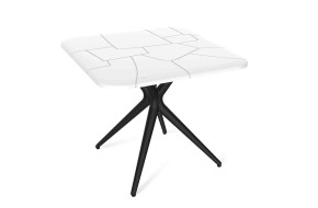 Стол SHT-TU30/TT30 83/83 белый/черный