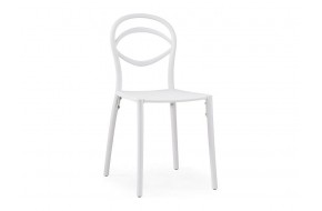 Офисный стул Simple white Пластиковый