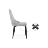 Kora black / gray Стул на металлокаркасе распродажа