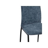 Tod black / blue Стул на металлокаркасе купить