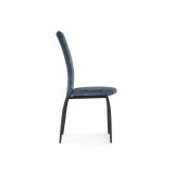 Tod black / blue Стул на металлокаркасе распродажа